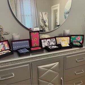 Trina Turk Pink Geometric Wallet Stylish and Compact